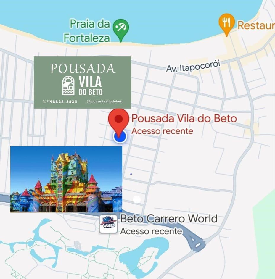 Pousada Vila Do Beto Penha  Kültér fotó